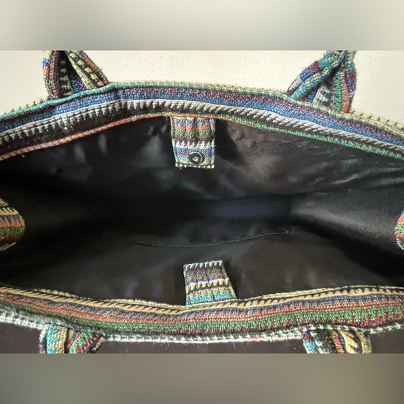 Large Tote Bag Colorful Pattern - Picture 8 of 9